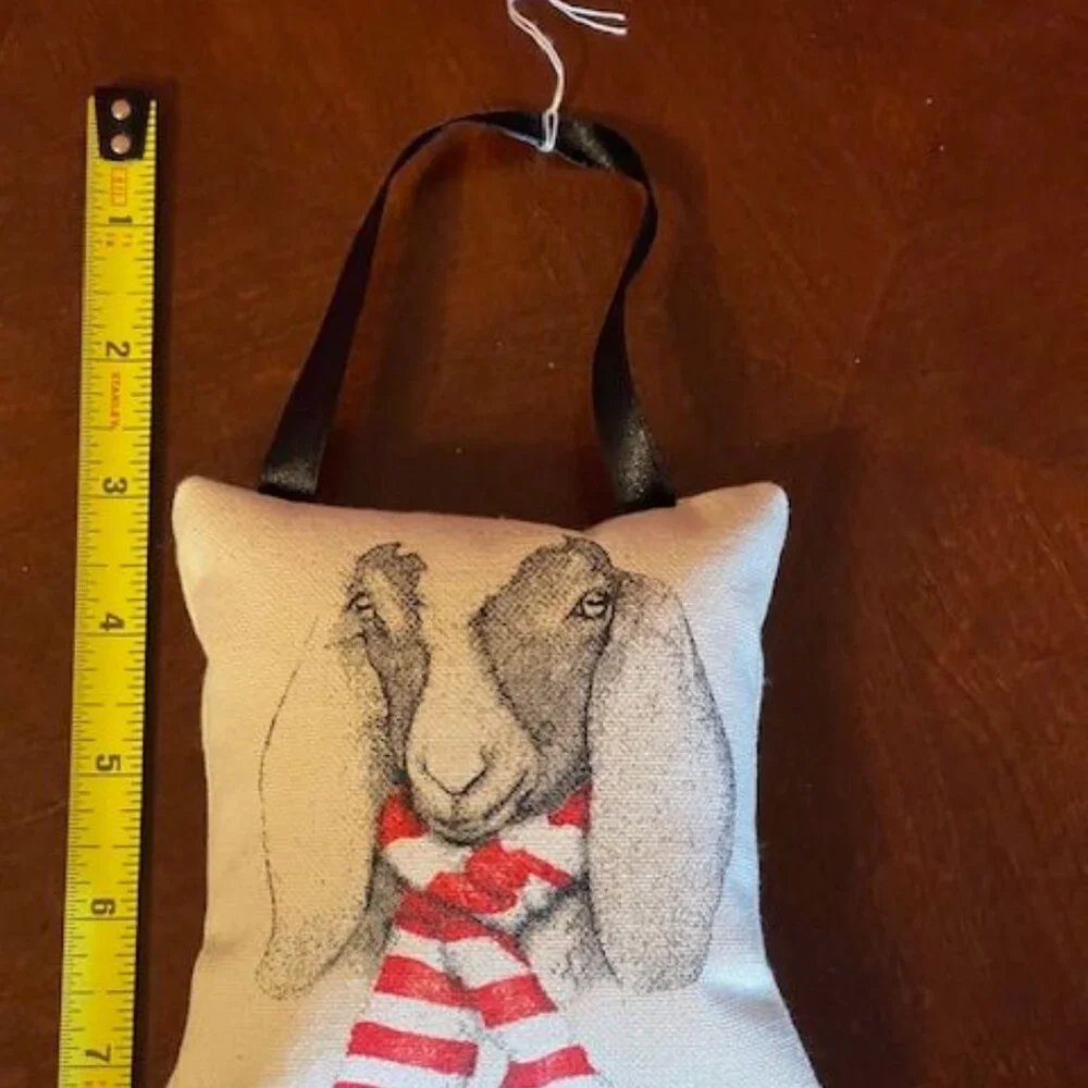 Decoration Eric & Christopher Goat Print Hanging‎ Mini Pillow